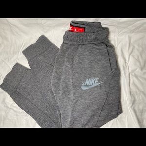 Nike Heather Gray Youth Large Joggers